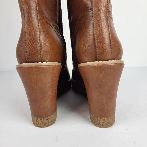 Zodiac Women’s Iggy Wedge Knee High Brown Boot Size 6.5 M - Picture 8 of 15